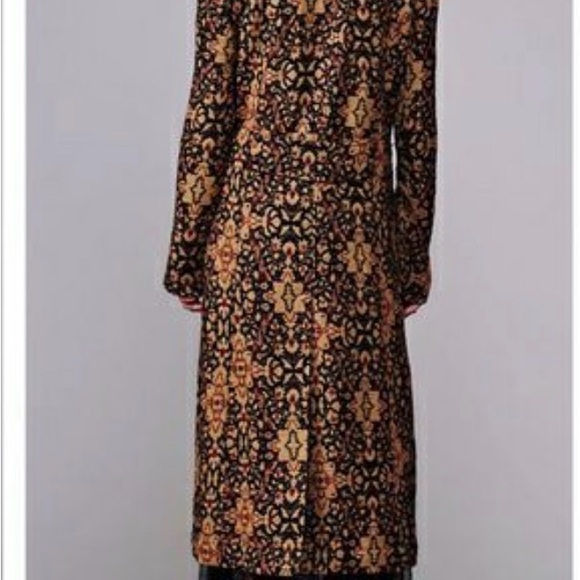 Free People Boho Tapestry Printed Long Coat | Oversized Festival Duster Jacket - Picture 3 of 10